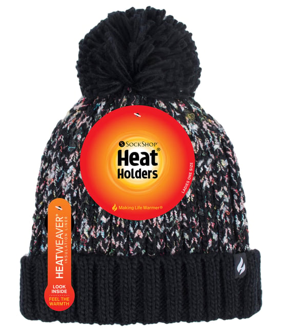 HEAT HOLDERS - Thermische Winterbommelmütze für Damen mit großem Pom Pom - Image 2