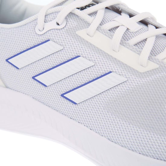 Men's adidas Runfalcon 2.0 Running Shoes in White purple