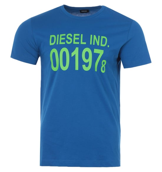 Herren Diesel T-DIEGO T-Shirt in Blau - Image 1