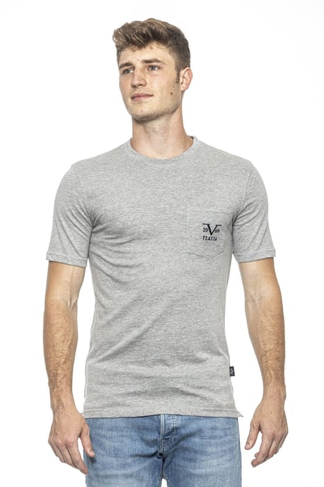19V69 Italia Mens T-Shirt Grey Ivan Grey