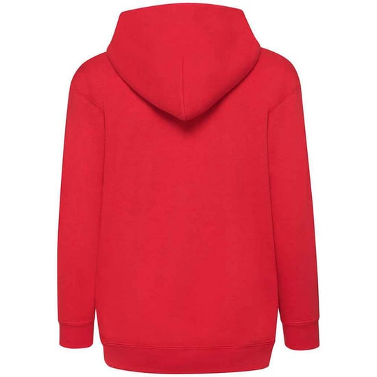 Fruit of the Loom - Sweatshirt, mit Kapuze für Kinder (Rot) - Image 2