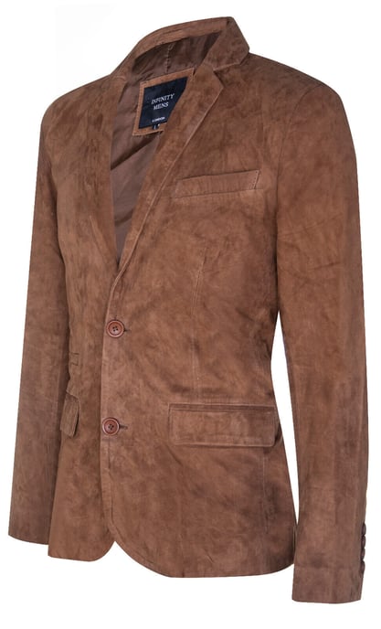 Blazer, Wildlederjacke, weicher italienischer Ledermantel - Image 2