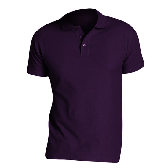 SOLS Herren Sommer II Pique Kurzarm-Poloshirt (dunkelviolett) - Image 4