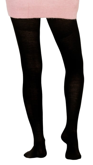 Steven - 1 Paire Femme Collant Laine Merino Doublure Polaire Noire - Noir - Image 1