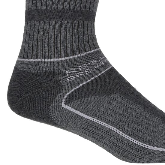 Regatta Womens/Ladies Samaris 3 Season Boot Socks (Briar Grey/Light Steel) - Image 2