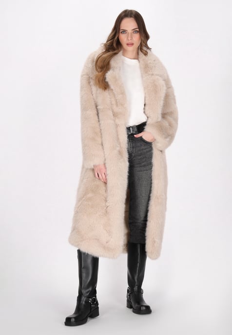 Dreimaster Übergangsmantel Damen Cremebeige - Image 2