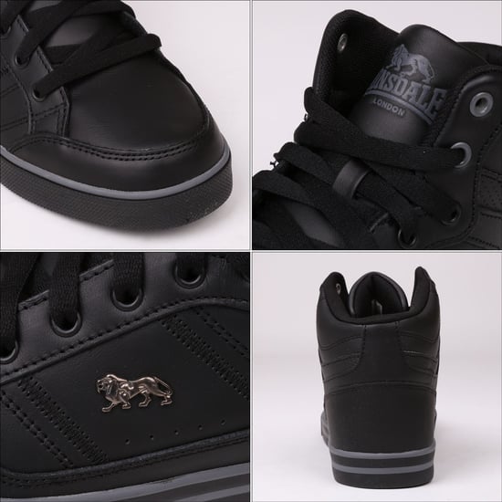 Lonsdale Mens Canons Hi Top Trainers Sneakers Sports Shoes