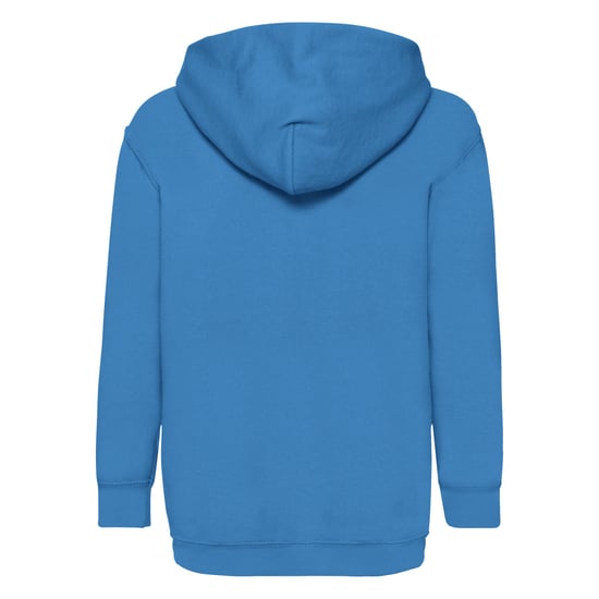 Fruit of the Loom - "Classic" Sweatshirt mit Kapuze für Kinder (Azurblau) - Image 2