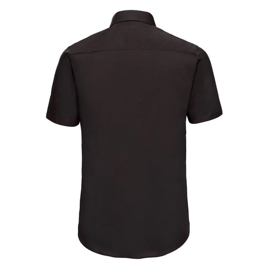 Russell Collection - Hemd Pflegeleicht für Herren kurzärmlig (Schwarz) - Image 2
