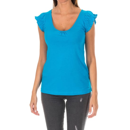 Sleeveless T-shirt with round neckline ADM0102 woman