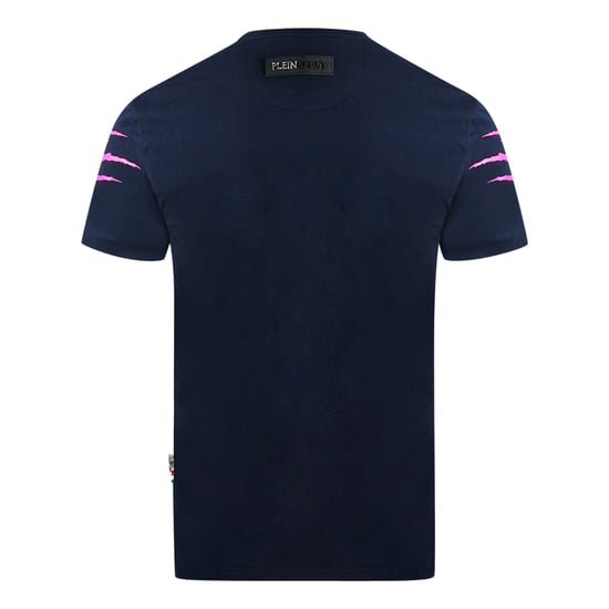 Plein Sport Tiger Scratch Marineblaues T-Shirt - Image 2