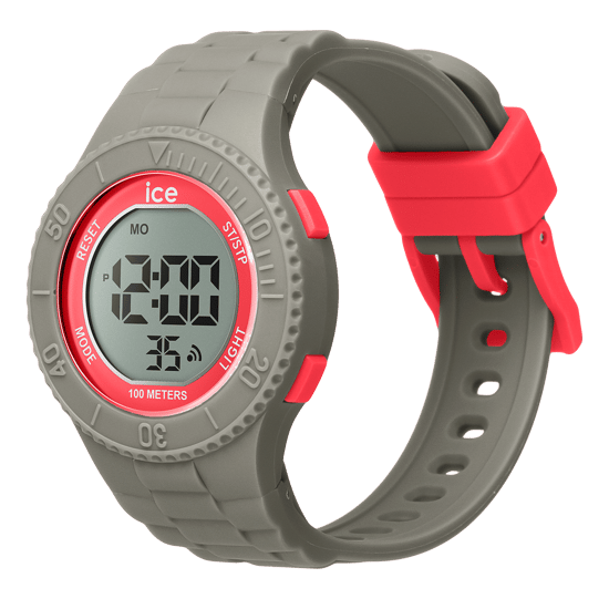 Ice Watch Ice Digit - Staubiges Koralle Kinderuhr Grau 021623 - Image 2