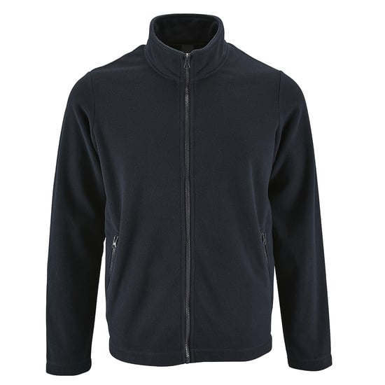 SOLS Herren Fleece-Jacke Norman (Marineblau) - Image 1