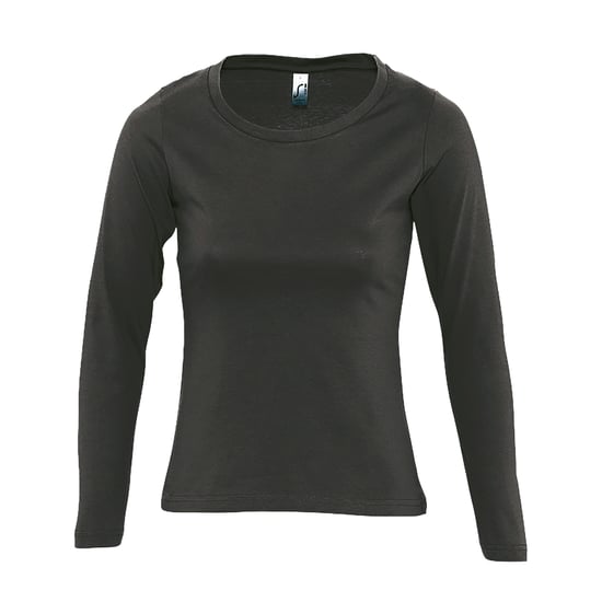 SOLS Majestic Damen Longsleeve / T-Shirt, Langarm (Dunkelgrau) - Image 1