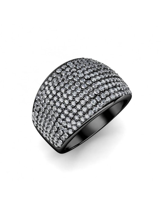 Glamour Metallring - Silber und Grau - Image 1