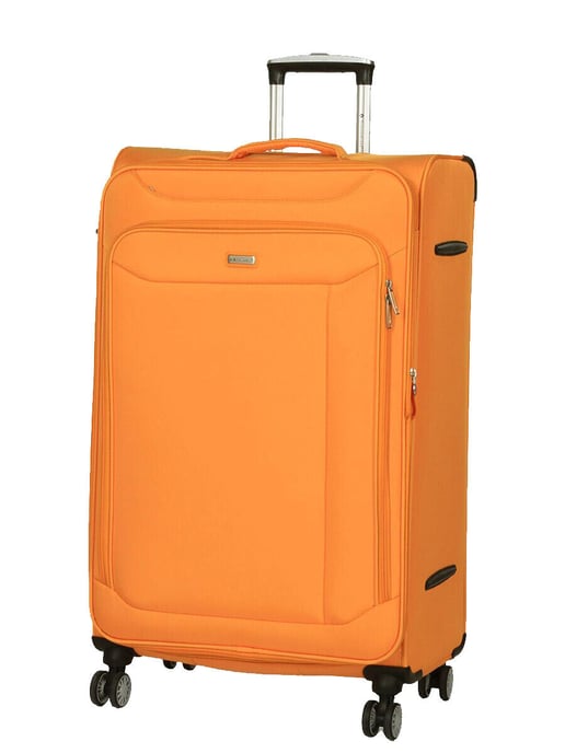 Leichter gelber Koffer mit 4 Rollen Reisetasche Kabine TSA weiches Gepäck - Image 6