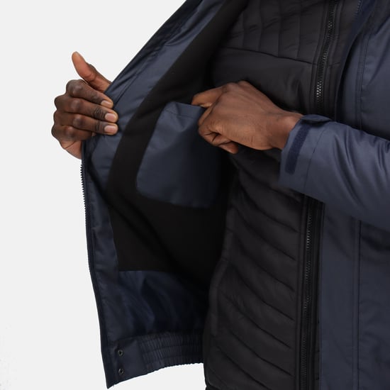 Regatta Mens Blockade Waterproof Jacket (Navy)