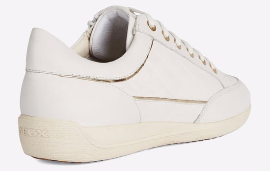 Geox D MYRIA Kunstleder-Damensneaker In Weiß - Image 3