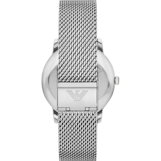 Emporio Armani Minimalist Silber Herren Armbanduhr AR11578 - Image 3