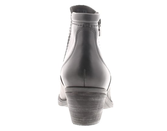 Clarks Womens Ankle Boots Neva Zip Leather Zip black - Image 4