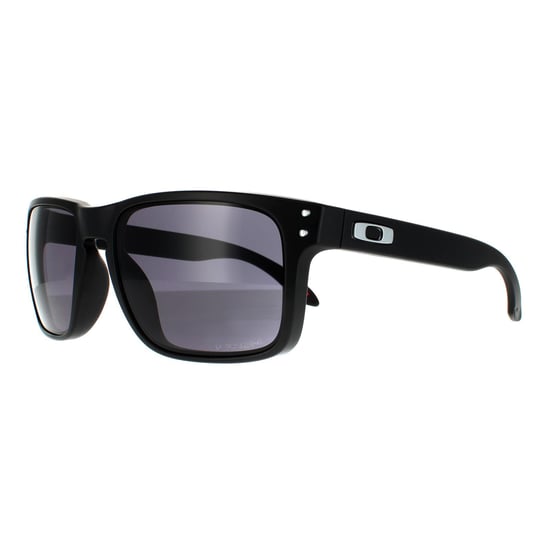 Oakley Rechteckige Herren Sonnenbrille Matt Schwarz Prizm Grau - Image 2