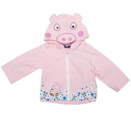 Veste Peppa Pig Animal imperméable capuche Regatta Pour Fille en Rose - Image 3