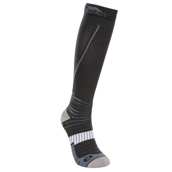 Trespass Unisex Contrair Multi-Sport Kompressionssocken (1 Paar) (Carbon) - Image 1