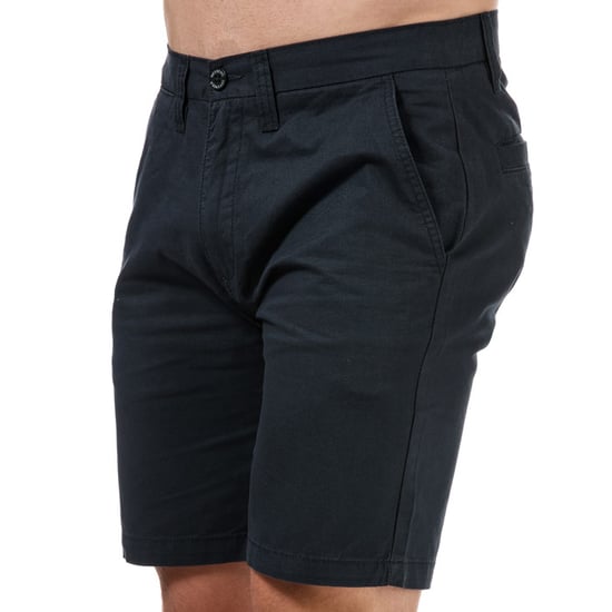 Men's Weekend Offender Dillenger Cotton Twill Chino Shorts in Navy