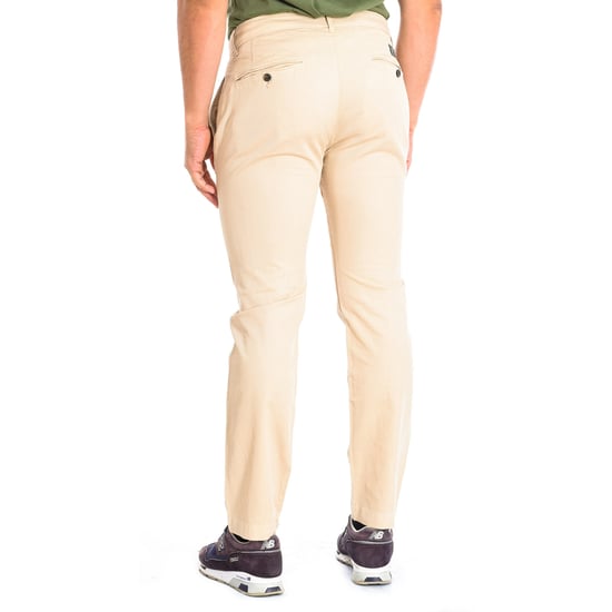 Long trousers with straight cut and hems TMT014-TL121 for men
