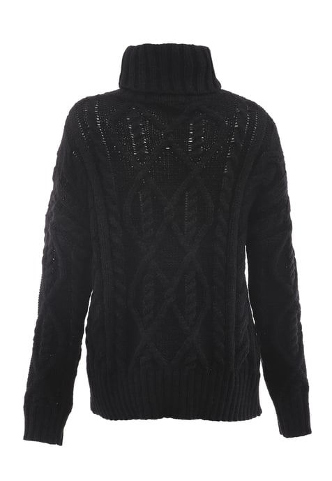 Mymo Rollkragenpullover Damen schwarz - Image 2