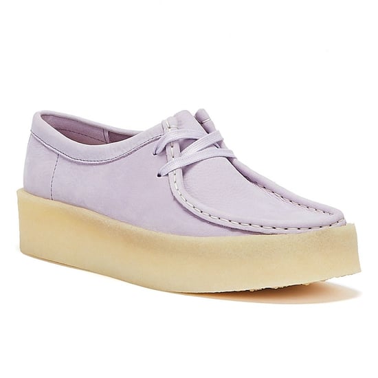 Clarks Wallabee Cup Nubuck Womens Lilac Schuhe - (Lila) - Image 2