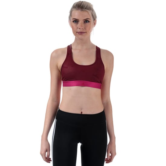 Women's adidas Don't Rest Iteration Bra in Burgundy