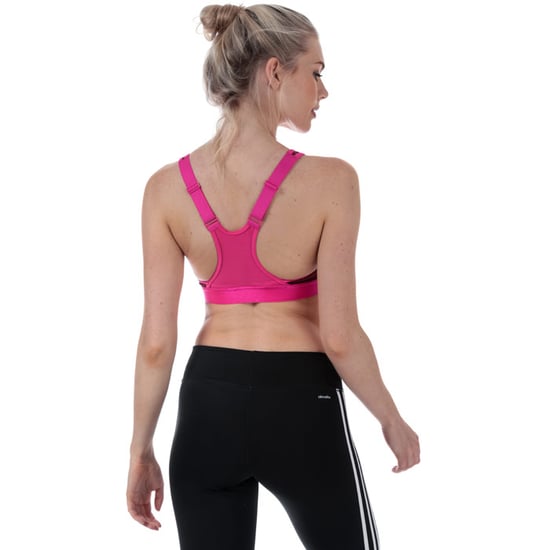 Women's adidas Stronger For It Racer Bra in Burgundy
