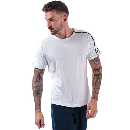 Men's adidas ZNE Crew Neck T-Shirt in White
