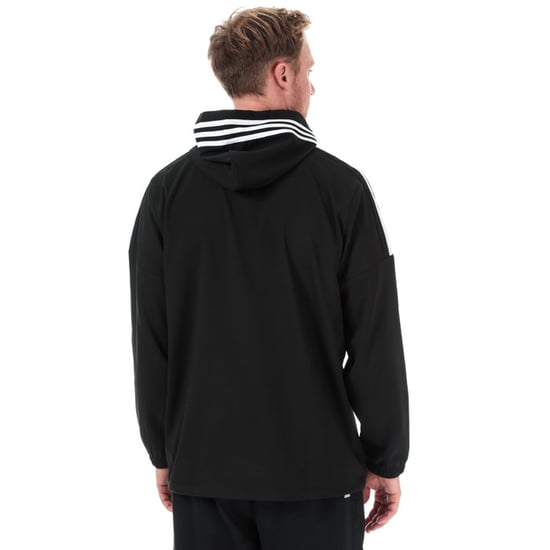 Anorak Sport ID Woven adidas Pour Homme en Noir et blanc - Image 2