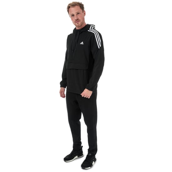 Anorak Sport ID Woven adidas Pour Homme en Noir et blanc - Image 3