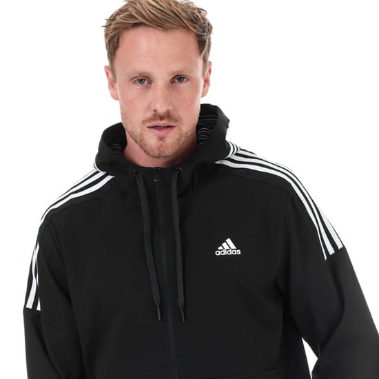 Anorak Sport ID Woven adidas Pour Homme en Noir et blanc - Image 6
