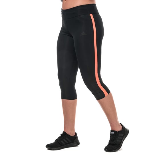 adidas Own The Run 3 Quarter Leggings für Damen in Schwarz - Image 1