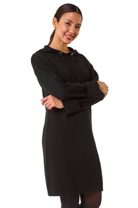 Hooded Knit Dress