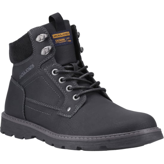 Jack & Jones Stratford Polyurethan-Stiefel für Männer in Anthrazit - Image 1