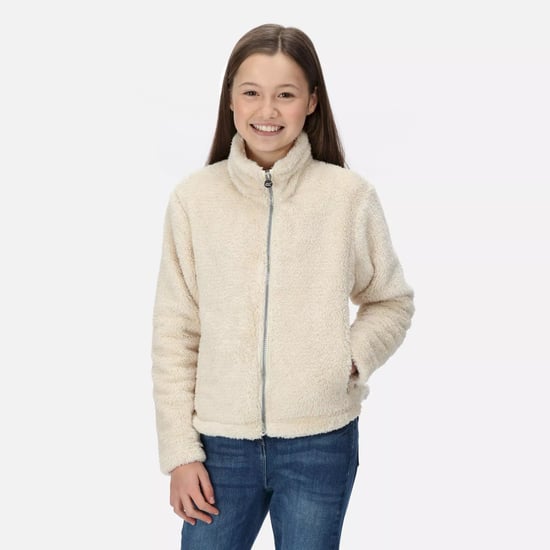 Regatta Kinder/Kinder Kallye Ripple Fleece Jacke (Light Vanilla) - Image 6