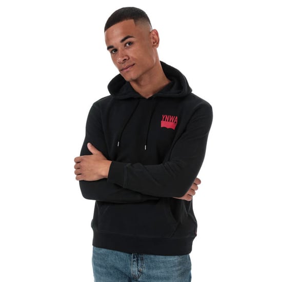 Men's Levis LFC YNWA Batwing Hoody in Black