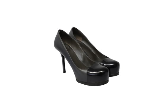 Saint Laurent Pumps aus schwarzem Leder - Image 3