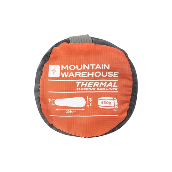 Mountain Warehouse Thermal Sleeping Bag Liner (Black)