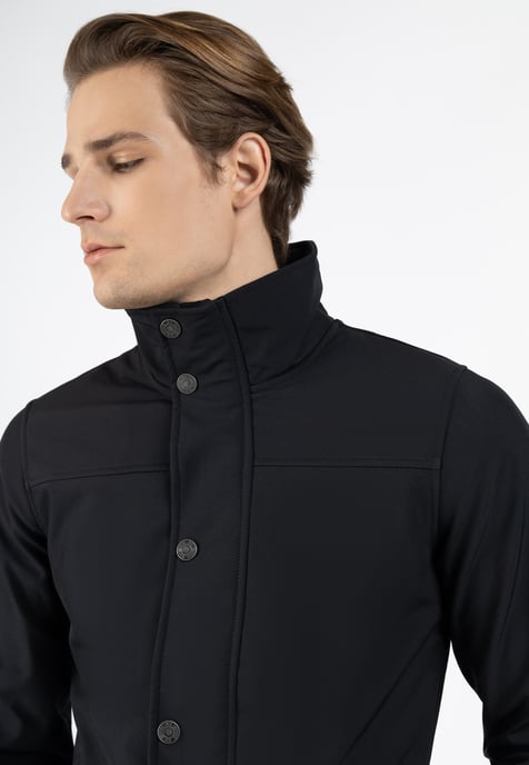 Mo Softshelljacke Herren Schwarz - Image 3