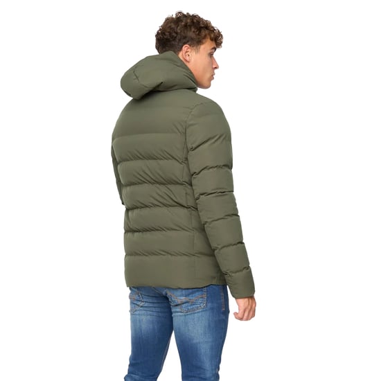 Crosshatch - "Kampleys" Steppjacke für Herren (Oliv) - Image 2