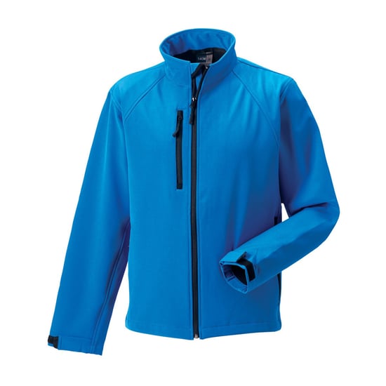 Russell Mens Water Resistant & Windproof Softshell Jacket (Azurblau) - Image 4