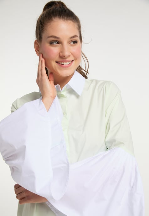 Mymo Bluse Damen hellminze - Image 5