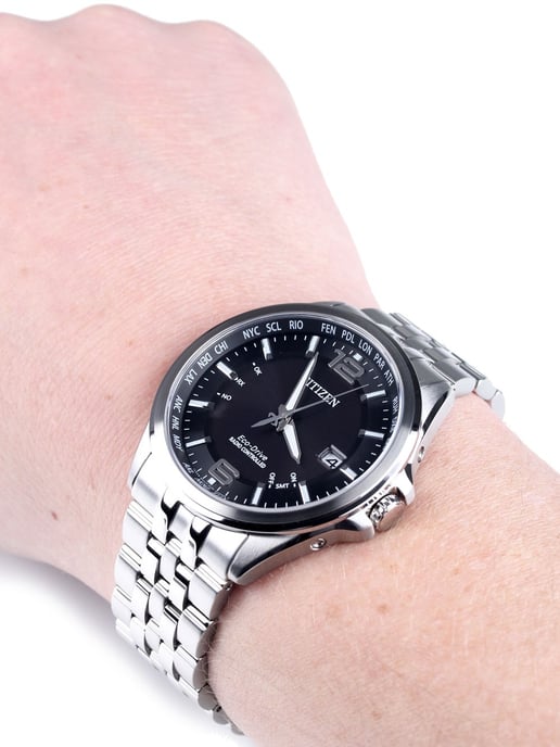 Citizen  Silber Herren Armbanduhr CB0010-88E - Image 4