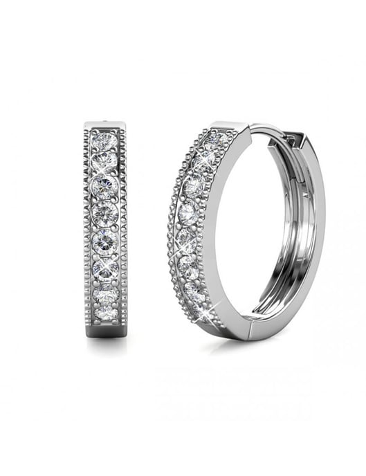 Eclat Ohrringe - Silber und Kristall - Image 1